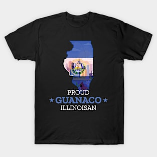 Proud Guanaco Illinoisan - El Salvador and Illinois State Pride T-Shirt